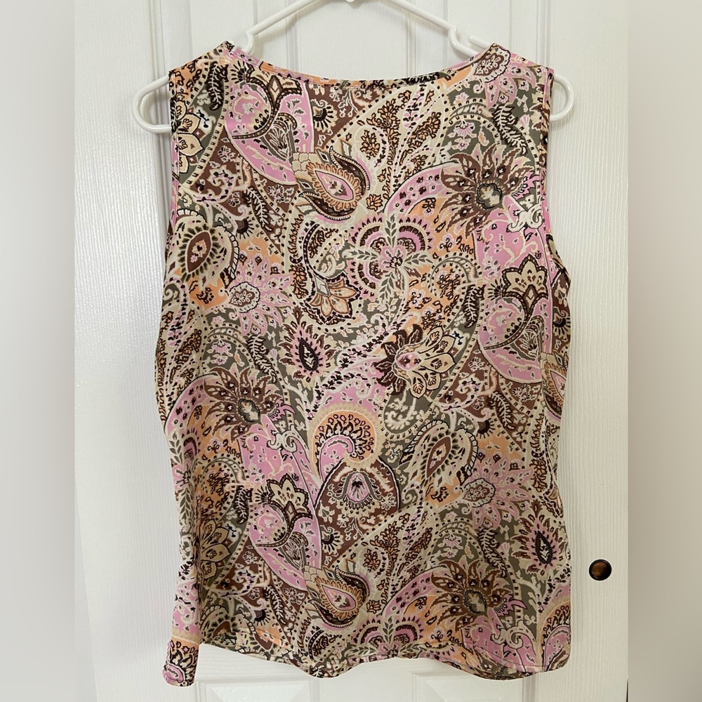 NOTATIONS SLEEVELESS TOP Medium - Picture 2 of 3